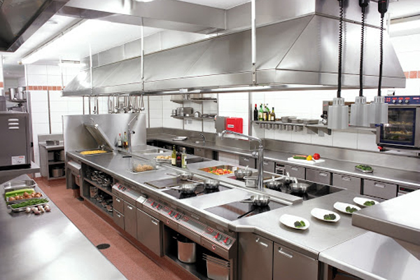 restaurant and industrial kitchen